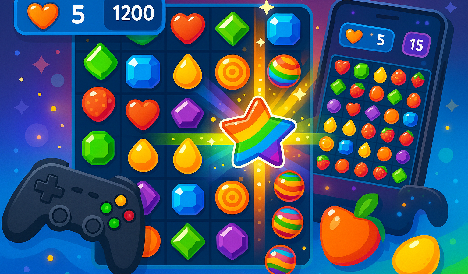 3-Gewinnt-Spiele kostenlos: Die süchtigmachendsten Match-3-Games