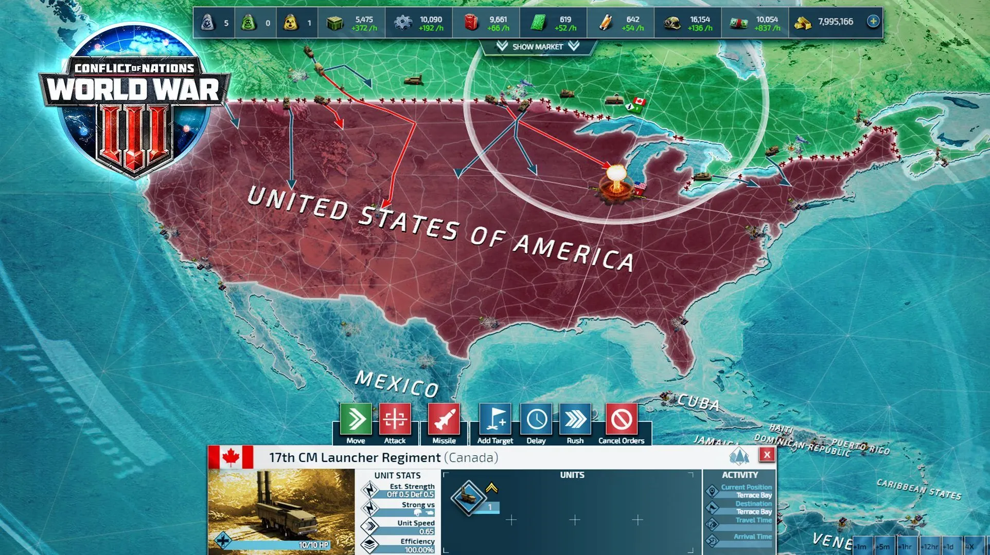 Conflict of Nations – World War 3 — Screenshot 1