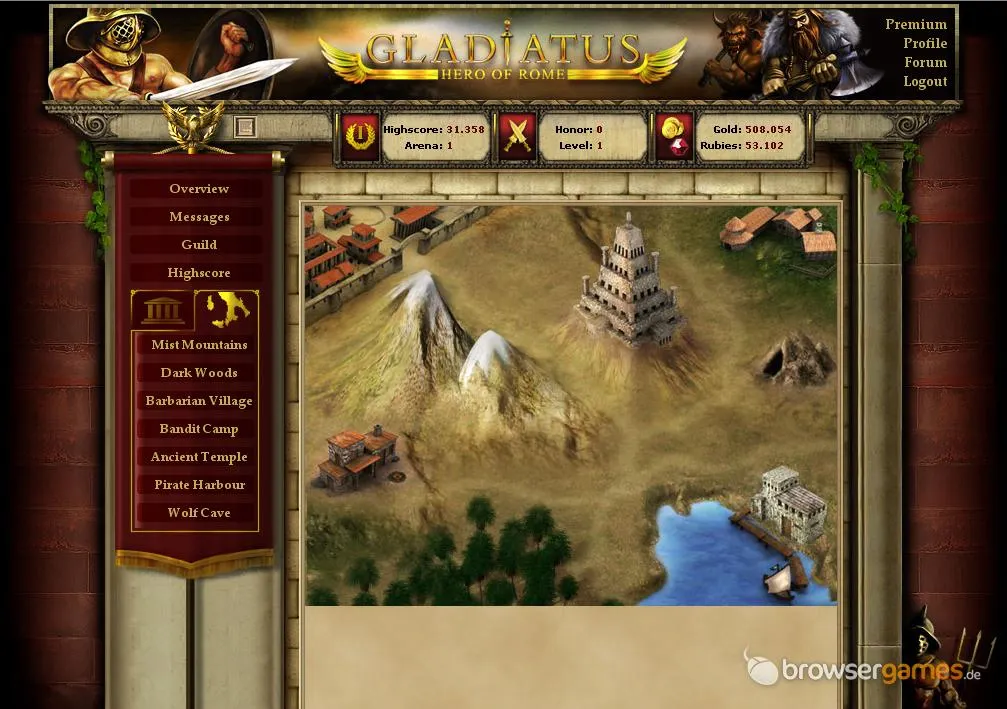 Gladiatus — Screenshot 3