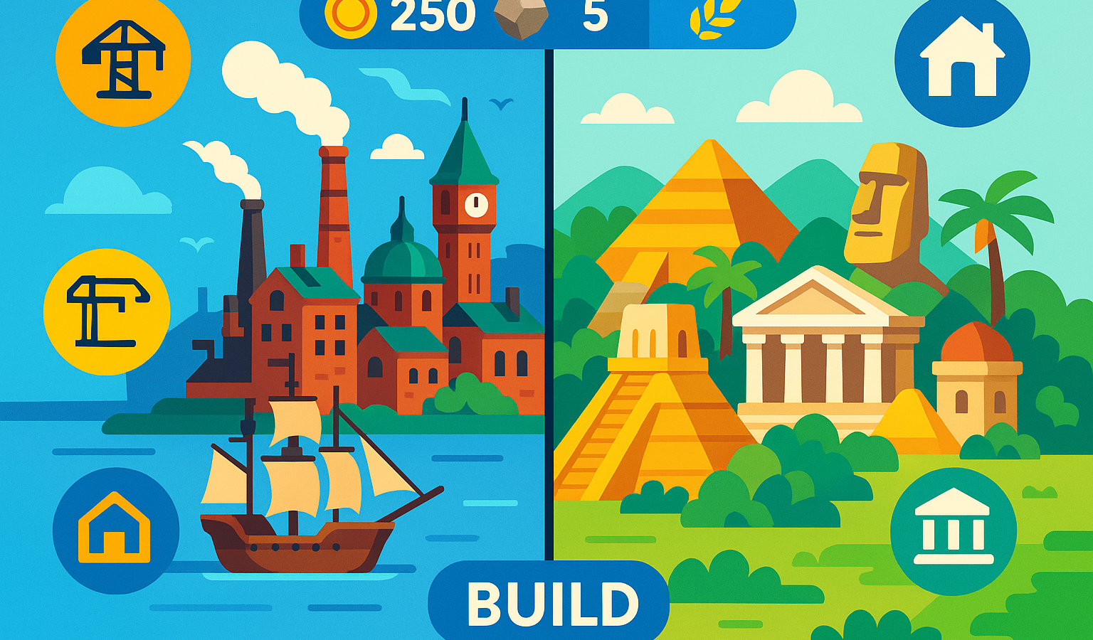 Anno 1800 vs Forge of Empires: Stadt-Aufbau im großen Duell