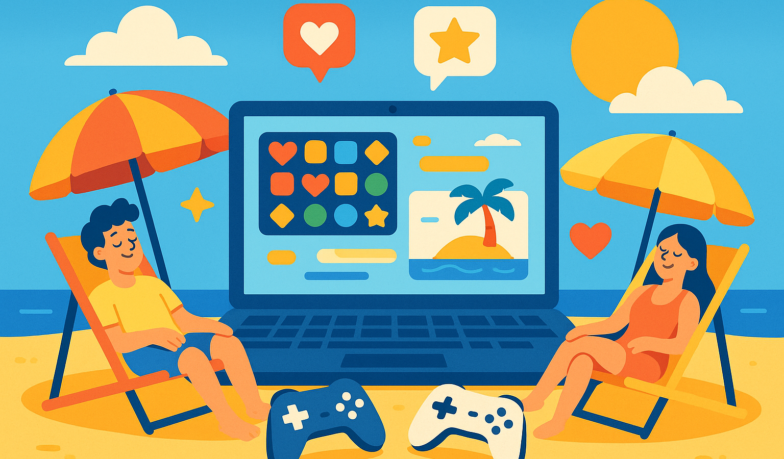 Browsergames für den Sommer: 10 entspannte Spiele für die Pause