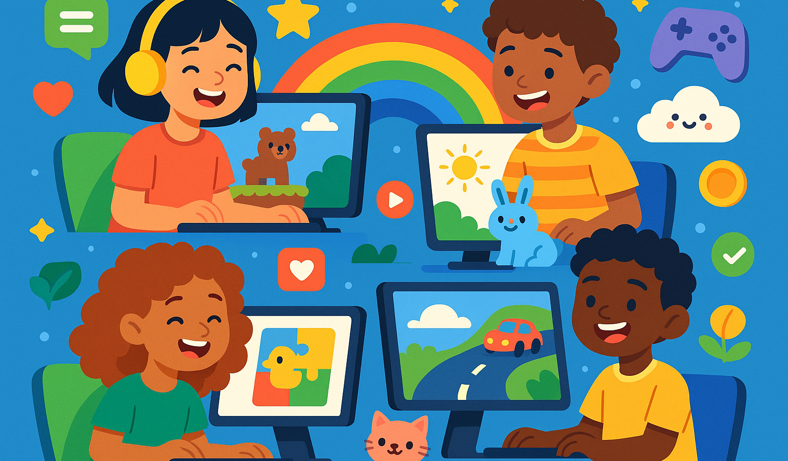 Browsergames für Kinder: 10 sichere Spiele ohne Gewalt