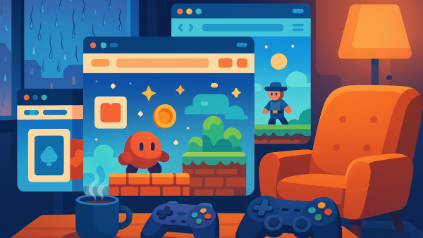 Browsergames für Regentage: 15 gemütliche Spiele für schlechtes Wetter