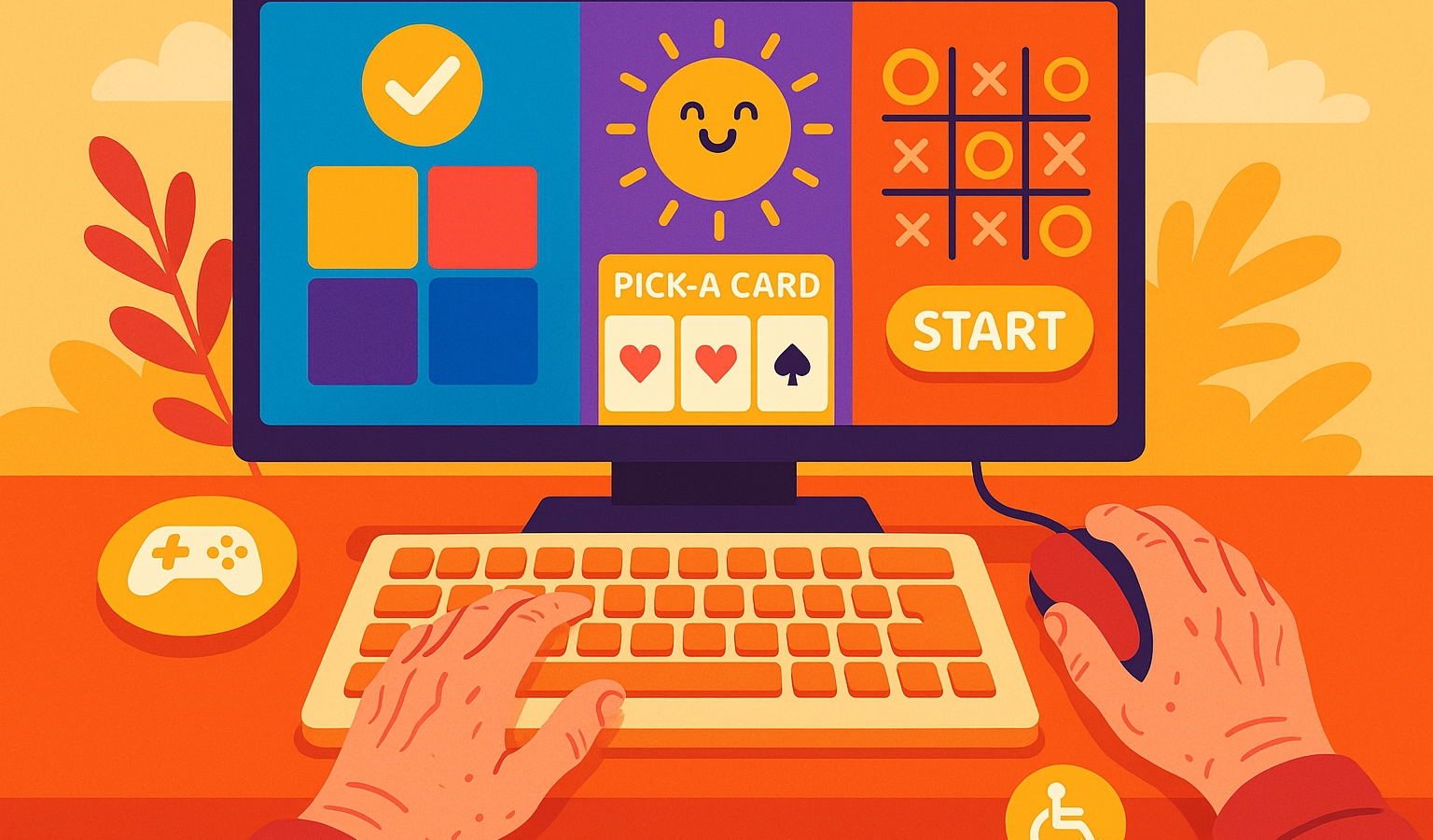 Browsergames für Senioren: 9 einfache Spiele ohne komplizierte Steuerung