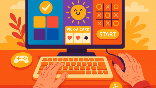 Browsergames für Senioren: 9 einfache Spiele ohne komplizierte Steuerung