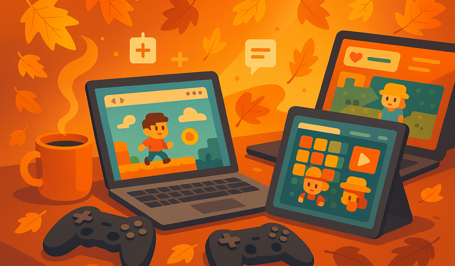 Browsergames für den Herbst 2026: 15 gemütliche Spiele für goldene Tage