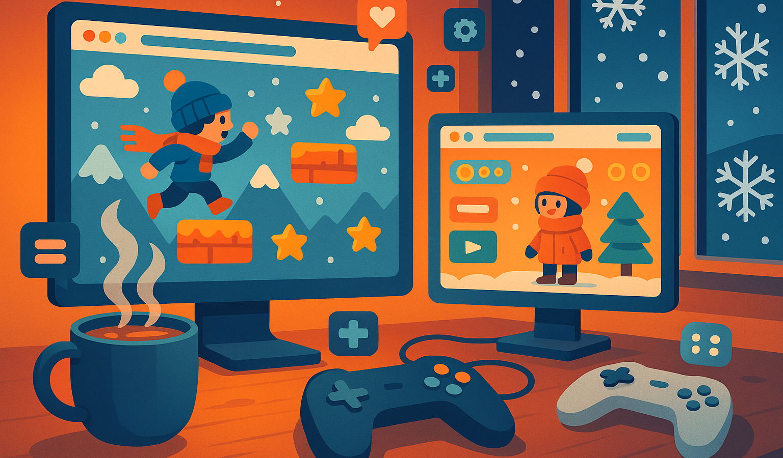 Browsergames für den Winter: 12 gemütliche Spiele für kalte Tage