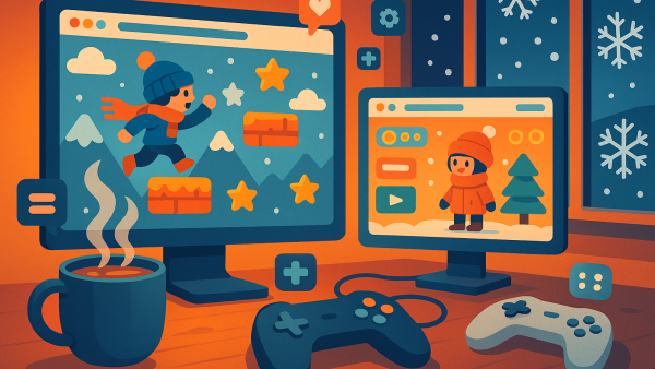 Browsergames für den Winter: 12 gemütliche Spiele für kalte Tage