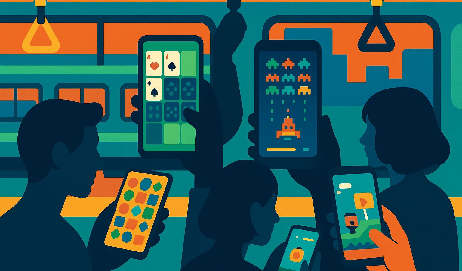 Browsergames für Pendler: 8 perfekte Spiele offline in der Bahn