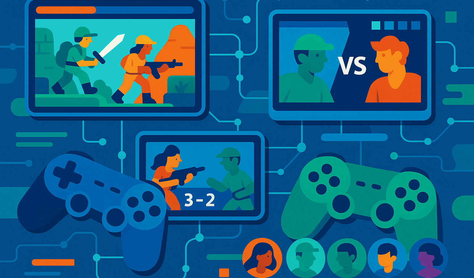 Browsergames Multiplayer-Modi: Von Co-op bis Competitive