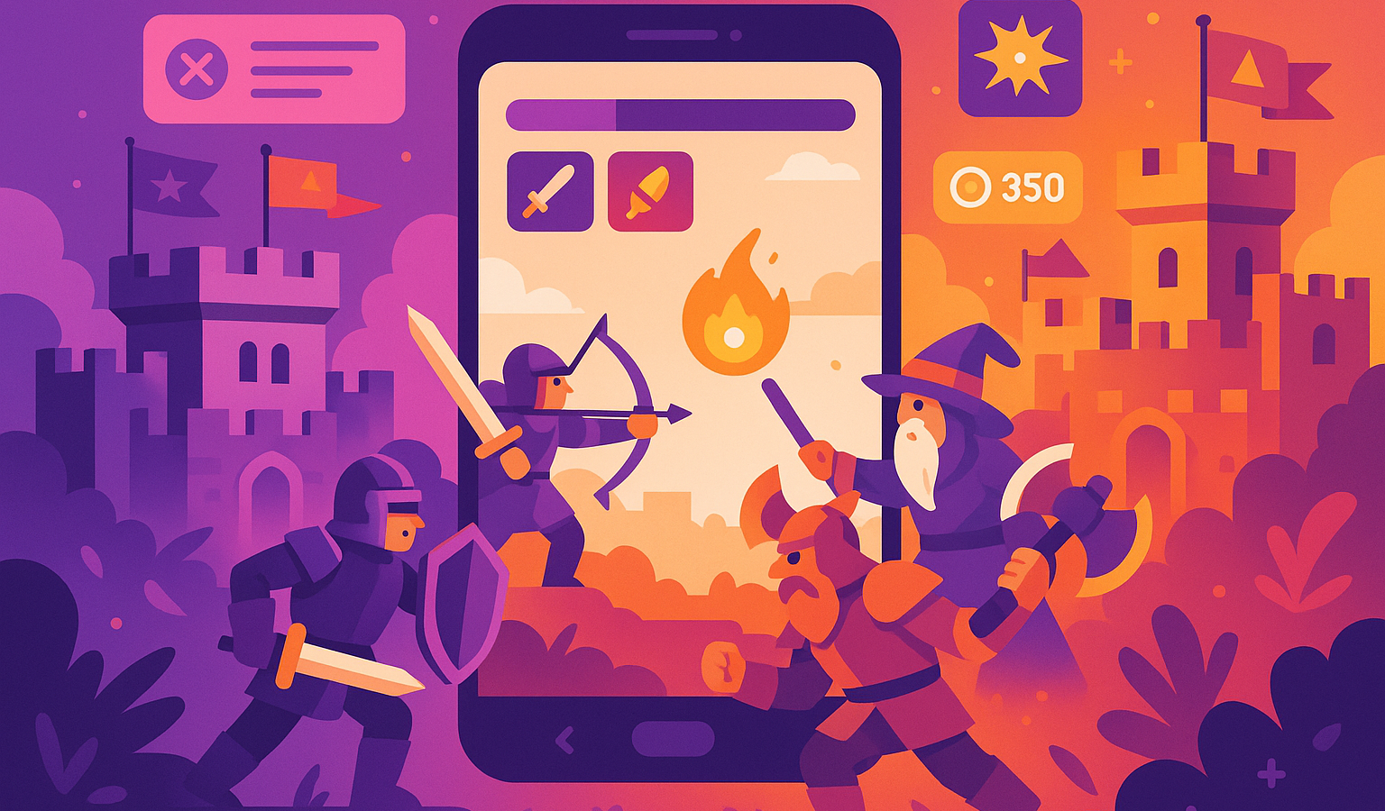 Clash of Clans vs Castle Clash: Mobile-Strategie Duell 2026