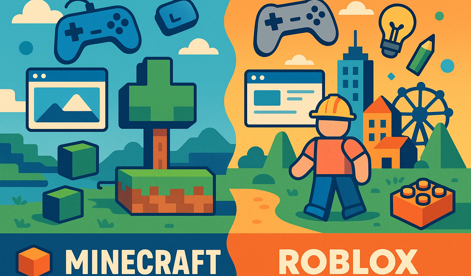 Minecraft vs Roblox Browser Test 2026: Kreativ-Spiele Vergleich