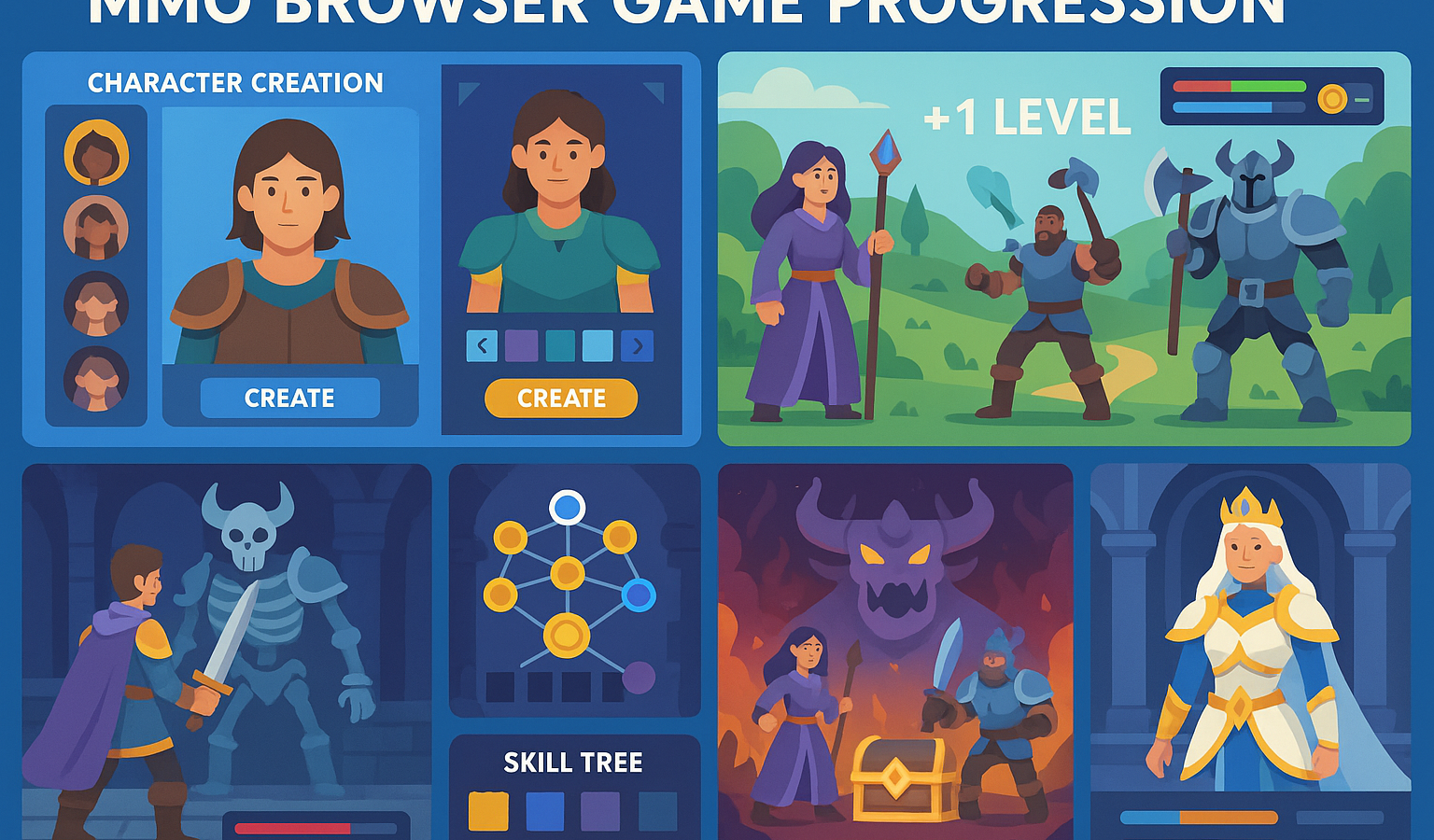 MMO-Browsergames für Einsteiger: Vom ersten Klick zum Endgame