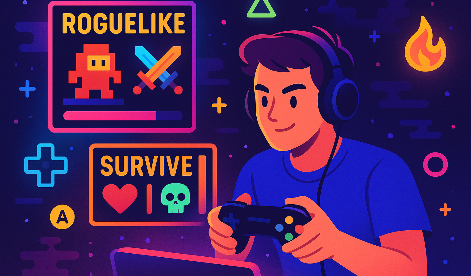 Roguelike Browsergames: 5 Überlebens-Strategien für Permadeath