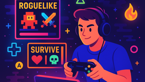Roguelike Browsergames: 5 Überlebens-Strategien für Permadeath